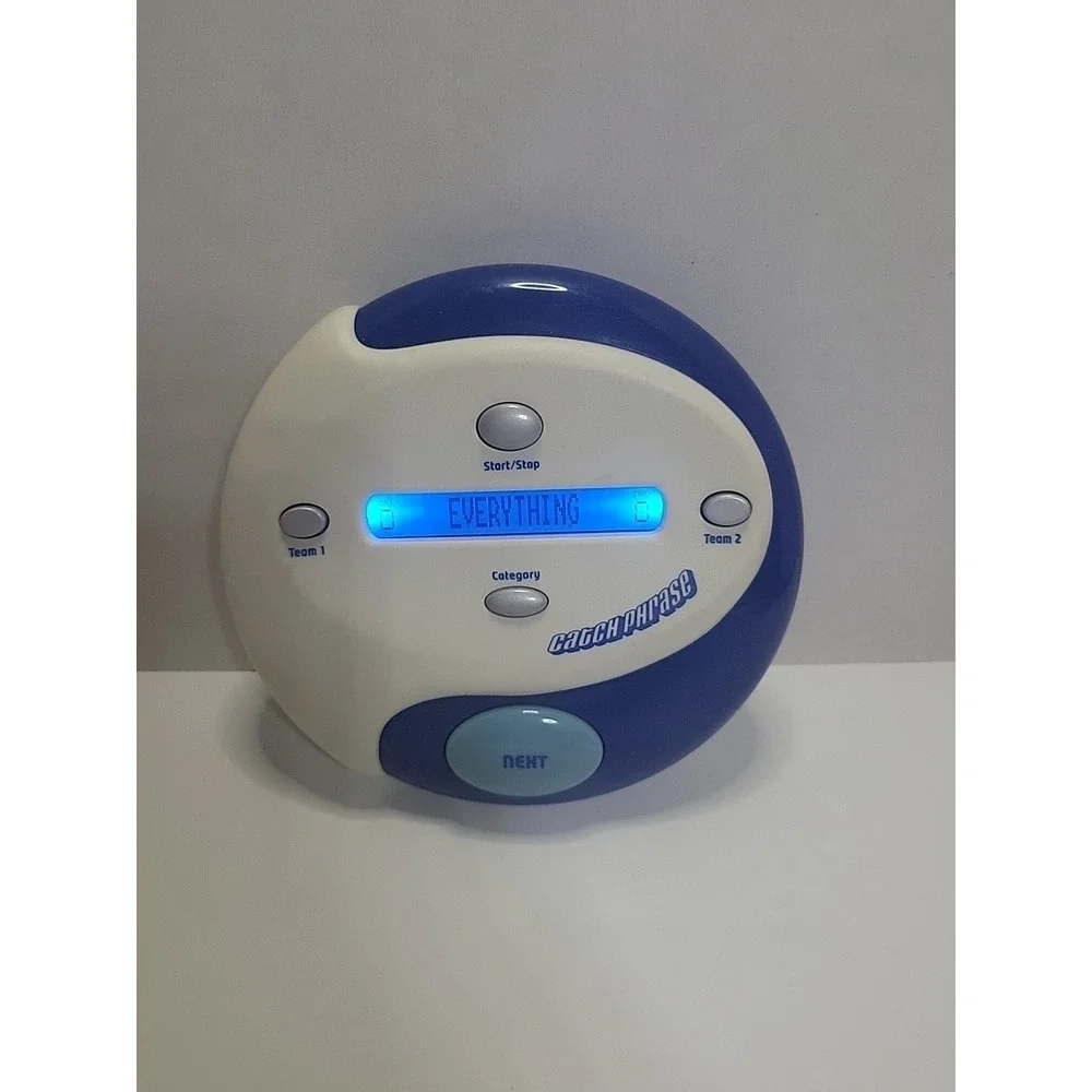 2004 CATCH PHRASE 2ND EDITION HANDHELD ELECTRONIC GAME HASBRO BLUE‎ & WHITE